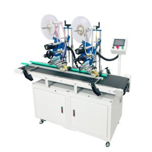 Double-flat labeling machine