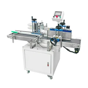 Fixed-point round bottle labeling machine
