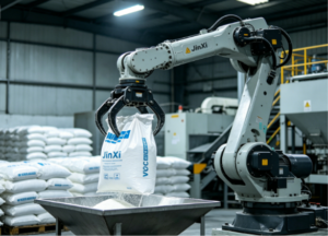  Robotic arms for PVC manufacturing, automatic PVC pipe and profile material handling in factory production line
